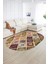 Dijital Kaymaz Yıkanabilir Patchwork Oval Yolluk Mutfak Salon Halısı, N-O-Patchwork-08-Renkli, 5