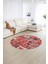 Dijital Kaymaz Yıkanabilir Patchwork Yuvarlak Balkon Mutfak Salon Halısı, N-Y-Patchwork-11-Kırmızı, 5