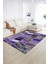 Dijital Baskı Kaymaz Taban Yıkanabilir Patchwork Yolluk Mutfak Salon Halısı, N-Patchwork-10-Mor, 5