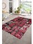 Dijital Baskı Kaymaz Taban Yıkanabilir Patchwork Yolluk Mutfak Salon Halısı, N-Patchwork-12-Kırmızı, 1