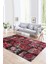 Dijital Baskı Kaymaz Taban Yıkanabilir Patchwork Yolluk Mutfak Salon Halısı, N-Patchwork-12-Kırmızı, 4