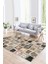 Dijital Baskı Kaymaz Taban Yıkanabilir Patchwork Yolluk Mutfak Salon Halısı, N-Patchwork-14-Kahve, 4