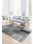 Dijital Baskı Kaymaz Taban Yıkanabilir Patchwork Yolluk Mutfak Salon Halısı, N-Patchwork-01-Gri, 4