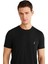 Erkek Siyah Modal Uyku T-Shirt 2