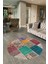 Dijital Kaymaz Yıkanabilir Patchwork Yuvarlak Balkon Mutfak Salon Halısı, N-Y-Patchwork-01-Renkli, 2