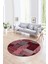 Dijital Kaymaz Yıkanabilir Patchwork Yuvarlak Balkon Mutfak Salon Halısı, N-Y-Patchwork-15-Kırmızı, 4