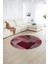 Dijital Kaymaz Yıkanabilir Patchwork Yuvarlak Balkon Mutfak Salon Halısı, N-Y-Patchwork-15-Kırmızı, 5