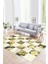 Dijital Baskı Kaymaz Taban Yıkanabilir Patchwork Yolluk Mutfak Salon Halısı, N-Patchwork-19-Sarı, 4