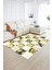 Dijital Baskı Kaymaz Taban Yıkanabilir Patchwork Yolluk Mutfak Salon Halısı, N-Patchwork-19-Sarı, 5