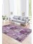 Dijital Baskı Kaymaz Taban Yıkanabilir Patchwork Yolluk Mutfak Salon Halısı, N-Patchwork-18-Mor, 4