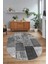 Dijital Kaymaz Yıkanabilir Patchwork Oval Yolluk Mutfak Salon Halısı, N-O-Patchwork-01-Gri, 3