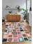 Dijital Baskı Kaymaz Taban Yıkanabilir Patchwork Yolluk Mutfak Salon Halısı, N-Patchwork-14-Renkli, 3