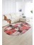 Dijital Kaymaz Yıkanabilir Patchwork Oval Yolluk Mutfak Salon Halısı, N-O-Patchwork-03-Kırmızı, 5