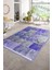 Dijital Baskı Kaymaz Taban Yıkanabilir Patchwork Yolluk Mutfak Salon Halısı, N-Patchwork-17-Mavi, 1