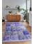 Dijital Baskı Kaymaz Taban Yıkanabilir Patchwork Yolluk Mutfak Salon Halısı, N-Patchwork-17-Mavi, 3