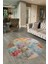 Dijital Kaymaz Yıkanabilir Patchwork Yuvarlak Balkon Mutfak Salon Halısı, N-Y-Patchwork-17-Renkli, 2