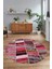 Dijital Kaymaz Yıkanabilir Patchwork Yuvarlak Balkon Mutfak Salon Halısı, N-Y-Patchwork-10-Kırmızı, 3
