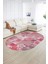 Dijital Kaymaz Yıkanabilir Patchwork Oval Yolluk Mutfak Salon Halısı, N-O-Patchwork-20-Kırmızı, 5