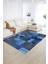 Dijital Baskı Kaymaz Taban Yıkanabilir Patchwork Yolluk Mutfak Salon Halısı, N-Patchwork-16-Mavi, 5