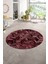Dijital Kaymaz Yıkanabilir Patchwork Yuvarlak Balkon Mutfak Salon Halısı, N-Y-Patchwork-13-Kırmızı, 1