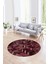 Dijital Kaymaz Yıkanabilir Patchwork Yuvarlak Balkon Mutfak Salon Halısı, N-Y-Patchwork-13-Kırmızı, 4