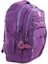 NP292 Unisex Su Geçirmez Kumaş Günlük Okul Seyahat Mor Sırt Çantası 1