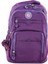 NP292 Unisex Su Geçirmez Kumaş Günlük Okul Seyahat Mor Sırt Çantası 3