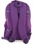 NP292 Unisex Su Geçirmez Kumaş Günlük Okul Seyahat Mor Sırt Çantası 4