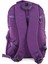 NP292 Unisex Su Geçirmez Kumaş Günlük Okul Seyahat Mor Sırt Çantası 5