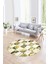 Dijital Kaymaz Yıkanabilir Patchwork Yuvarlak Balkon Mutfak Salon Halısı, N-Y-Patchwork-19-Sarı, 4