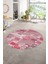Dijital Kaymaz Yıkanabilir Patchwork Yuvarlak Balkon Mutfak Salon Halısı, N-Y-Patchwork-20-Kırmızı, 1