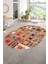 Dijital Kaymaz Yıkanabilir Patchwork Oval Yolluk Mutfak Salon Halısı, N-O-Patchwork-11-Renkli, 1