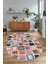 Dijital Kaymaz Yıkanabilir Patchwork Oval Yolluk Mutfak Salon Halısı, N-O-Patchwork-14-Renkli, 3