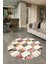 Dijital Kaymaz Yıkanabilir Patchwork Yuvarlak Balkon Mutfak Salon Halısı, N-Y-Patchwork-19-Renkli, 2