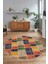 Dijital Kaymaz Yıkanabilir Patchwork Yuvarlak Balkon Mutfak Salon Halısı, N-Y-Patchwork-07-Renkli, 3