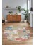 Dijital Kaymaz Yıkanabilir Patchwork Yuvarlak Balkon Mutfak Salon Halısı, N-Y-Patchwork-20-Renkli, 3