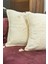 Laseli Boncuk Dantel Çiçekli 2 Li Kırlent Kılıfı %100 Pamuk 40 x 40 cm 2