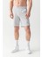 Essential Regular Fit Şort Gri 1