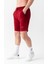 Essential Regular Fit Şort Bordo 2