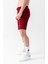 Essential Regular Fit Şort Bordo 3
