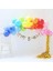 Doğum Günü Set Balon Zinciri Happy Bırthday Banner Metalize Gold Püskül 1