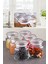 3lü Vakumlu Cam Kapaklı Cam Kavanoz 500 ml 3