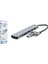 HDX7828 Usb-C+Usb3.0 Hub Combo 3port Usb+1port Usbb3.0+1port Usb-C+Sd/tf Card Reader 8ın1 Füme 1