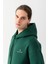 Essential Oversize Kapüşonlu Sweatshirt Nefti Yeşili 6