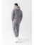 Essential Oversize Kapüşonlu Sweatshirt Gri 3