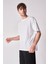 Erkek %100 Pamuk Oversize Kısa Kollu Bisiklet Yaka Tişört 3