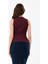 Bordo Bisiklet Yaka Kolsuz %95 Pamuklu Fitilli Kaşkorse Atlet Body 5