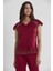 Pierre Cardin 6'lı Penye Modal Gecelik Sabahlık Çeyiz Seti 5025 Bordo 3