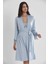 Pierre Cardin 5040 6'lı Modal Gecelik Sabahlık Çeyiz Seti Mist 2