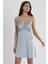 Pierre Cardin 5040 6'lı Modal Gecelik Sabahlık Çeyiz Seti Mist 5